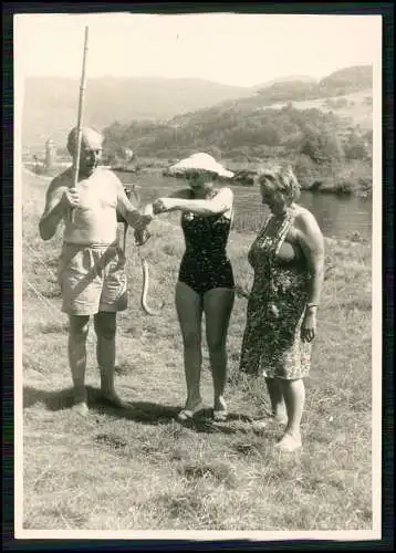 17x Foto Bad Ems an der Lahn Camping und Angel Sommerfrische Urlaub um 1950