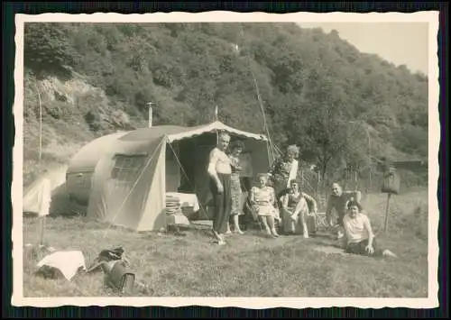 17x Foto Bad Ems an der Lahn Camping und Angel Sommerfrische Urlaub um 1950