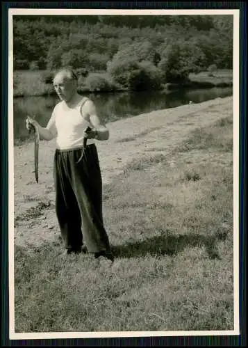 17x Foto Bad Ems an der Lahn Camping und Angel Sommerfrische Urlaub um 1950