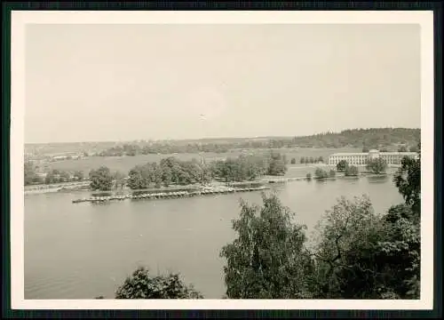 16x Foto Schweden Stockholm Reise um 1950 auch Ansichten außerhalb Dorf Holzhaus