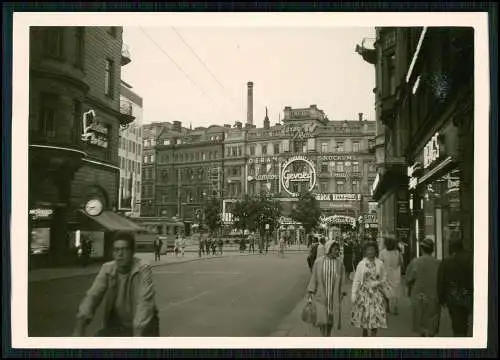 16x Foto Schweden Stockholm Reise um 1950 auch Ansichten außerhalb Dorf Holzhaus