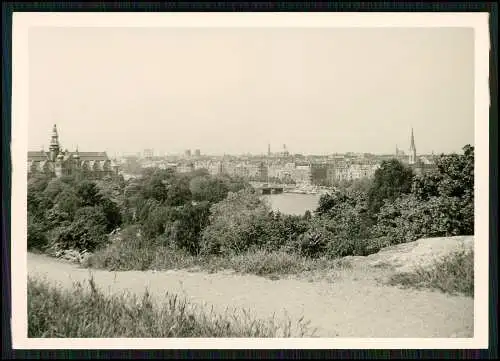 16x Foto Schweden Stockholm Reise um 1950 auch Ansichten außerhalb Dorf Holzhaus