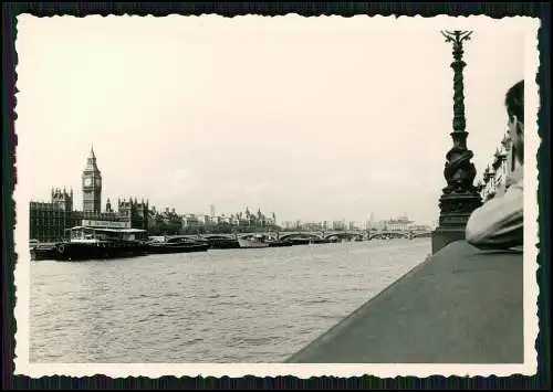 14x Foto England London Reise um 1960 Ankunft Flugplatz u. viele Stadterlebnisse