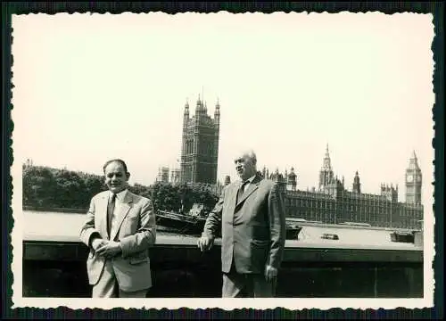 14x Foto England London Reise um 1960 Ankunft Flugplatz u. viele Stadterlebnisse