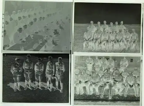 4x Original Negativ 1939-45 - Deutsche Soldaten der Wehrmacht im Einsatz