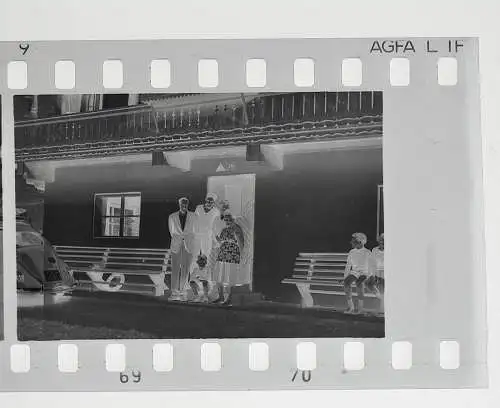 22x Negativ Film Reise mit VW Käfer Volkswagen aus Köln nach Bayern u.AT 1950-60