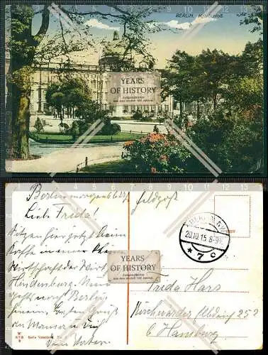 AK Berliner Schloss Spreeinsel Mitte Residenz der Hohenzollern 1915 gelaufen