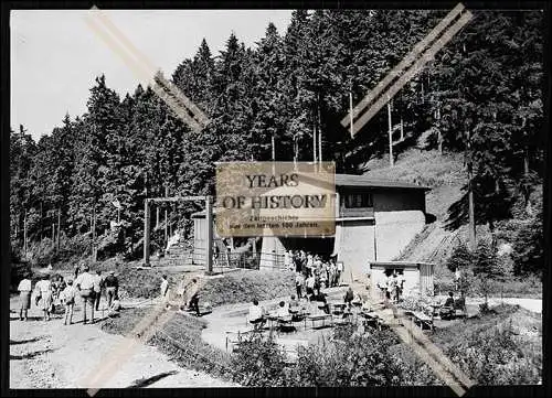 Foto Oberhof Thüringen Schanze am Rennsteig Liftstation DDR