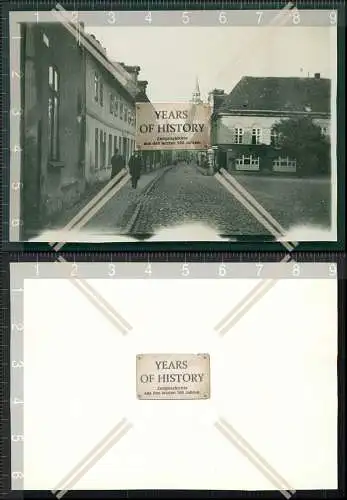 Orig. Foto Dorfstraße Kirche 1933 in Nieder Sachsen Harz Region