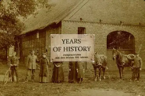 Foto kein Zeitgenössisches Original Nr. 1 Bauernhof b. Sassenberg Warendorf ca.