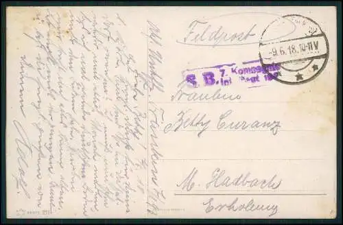 Künstler AK Stillleben, Rebhuhn, Gemüse, Pilze 1918 Feldpost gelaufen