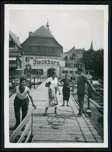 8x Foto Meersburg am Bodensee und Umgebung Steckborn um 1938