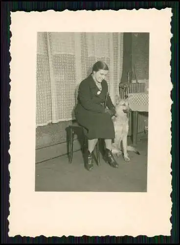 8x Foto Familie Erlebnisse Reise mit ihrem Schäferhund Wachhund 1938-41