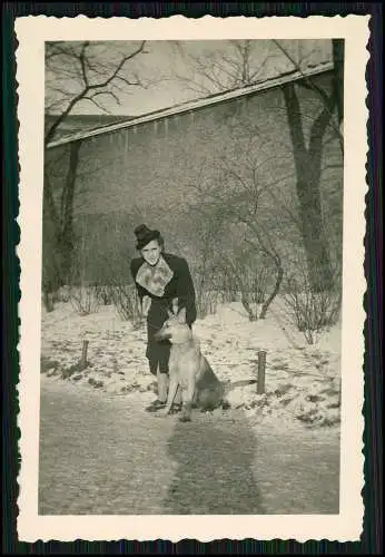 11x Foto Familie Erlebnisse Reise mit ihrem Schäferhund Wachhund 1938-41