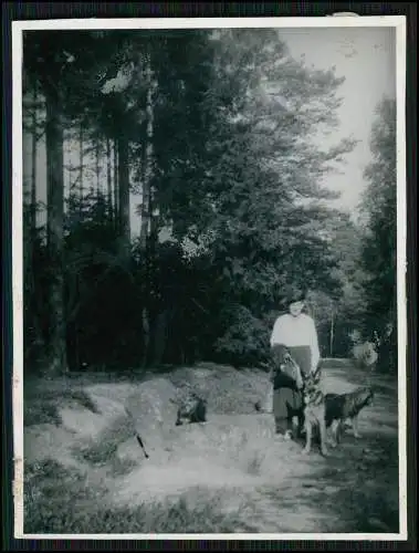 12x Foto Familie Erlebnisse Reise mit ihrem Schäferhund Wachhund 1938-41