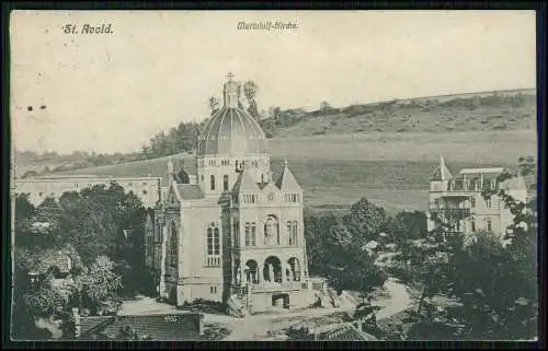 AK Saint-Avold - Basilika Notre-Dame-de-Bon-Secours Maria-Hilf-Kirche 1906 gel.