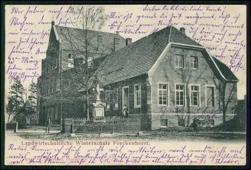 AK Freckenhorst Warendorf Westfalen - Landwirtschaftliche Winterschule 1905 gel.