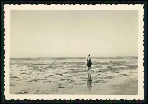 16x Foto Sommerfrische Urlaub an der Nordsee um 1936-39