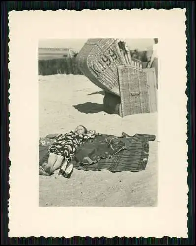16x Foto Sommerfrische Urlaub an der Nordsee um 1936-39