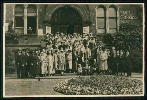 Foto AK Gebäude Standesamt und Sparkasse um 1940