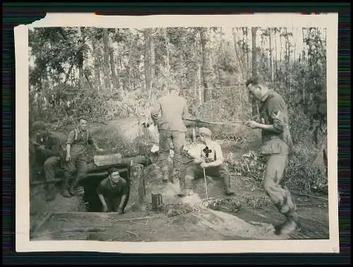 14x Foto - 6x4,5cm - Soldaten Wehrmacht Einsatz Ostfront Polen Russland uvm.