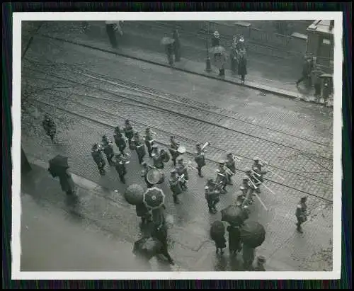 8x Foto Soldaten Wehrmacht Musikkorps u.a. Motive in Wehlen an der Elbe Sachsen