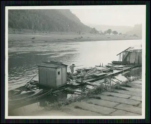 8x Foto Soldaten Wehrmacht Musikkorps u.a. Motive in Wehlen an der Elbe Sachsen