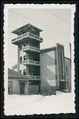 Foto Deutsche Wehrmacht großer Turm Beschreibung Foto Rückseite