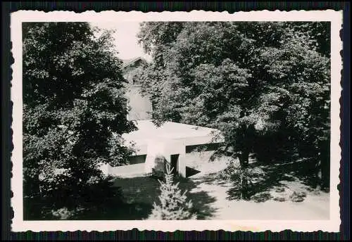 2x Foto Soldaten Wehrmacht Vormarsch Frankreich Belgien Bunker Shelter 1940-41