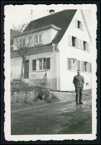 5x Foto Soldaten Wehrmacht Quartier in Baden Württemberg oder Pfalz