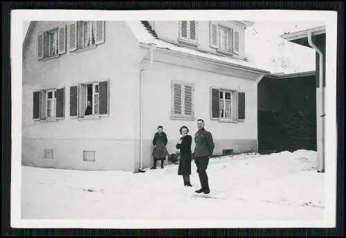 5x Foto Soldaten Wehrmacht Quartier in Baden Württemberg oder Pfalz