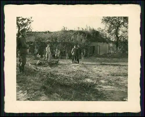 5x Foto Soldaten Wehrmacht Bunker Shelter Vormarsch Frankreich 1940-41