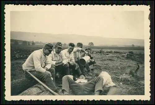 6x Foto RAD Soldaten mit Kochmütze uvm. Spaß Humor