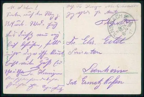 AK Treuchtlingen im Altmühltal Weißenburg-Gunzenhausen Panorama 1917 gelaufen