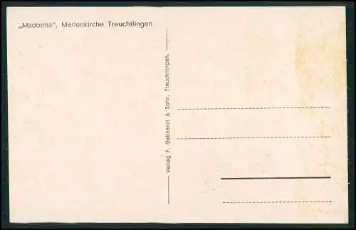 AK Treuchtlingen im Altmühltal Weißenburg-Gunzenhausen Marienkirche Madonna