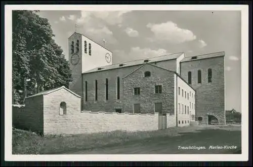 AK Treuchtlingen im Altmühltal Weißenburg-Gunzenhausen Marien Kirche 1938 gel.