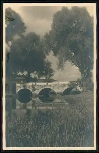 AK Treuchtlingen im Altmühltal Weißenburg-Gunzenhausen Altmühlbrücke 1933 gel.