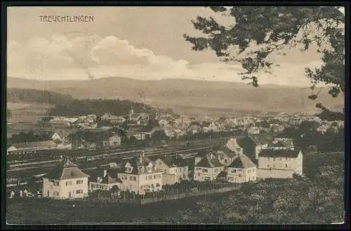 AK Treuchtlingen im Altmühltal Weißenburg-Gunzenhausen Bahnhof 1917 Feldpost