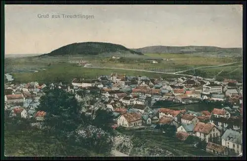 AK Treuchtlingen im Altmühltal Weißenburg-Gunzenhausen Panorama 1917 gelaufen