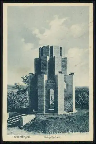 AK Treuchtlingen im Altmühltal Weißenburg-Gunzenhausen Kriegerdenkmal 1926 gel.