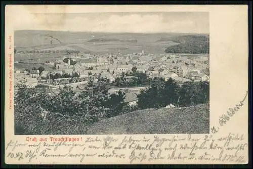 AK Treuchtlingen im Altmühltal Weißenburg-Gunzenhausen Panorama 1909 gelaufen