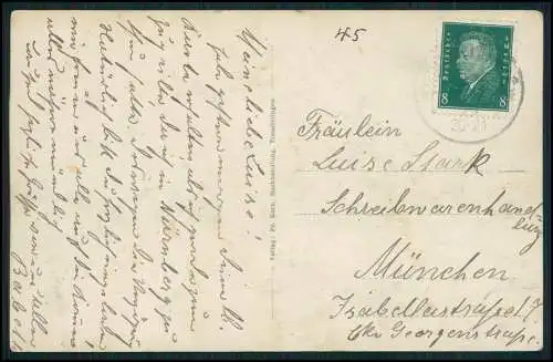 AK Treuchtlingen im Altmühltal Weißenburg-Gunzenhausen Forsthaus 1929 gelaufen