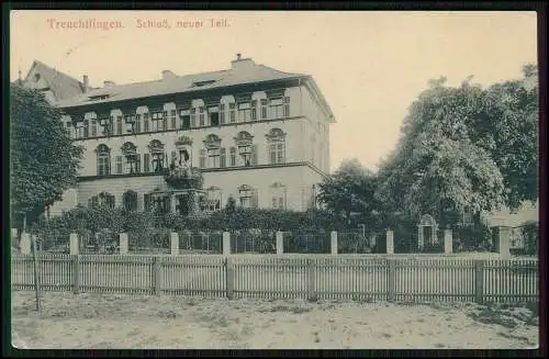 AK Treuchtlingen im Altmühltal Weißenburg-Gunzenhausen Schloss 1918 gelaufen