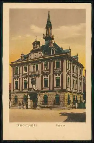 AK Treuchtlingen im Altmühltal Weißenburg-Gunzenhausen Rathaus 1915