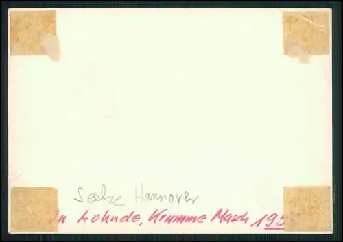 altes Foto Haus Straßenansicht Lohnde Seelze Krumme Masch 195