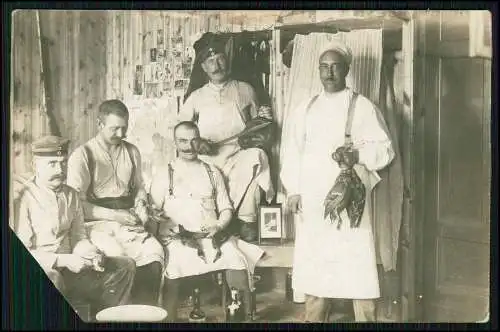 Foto AK 1.WK Soldaten in Poznań Posen Polen Feldpost 1915 gelaufen