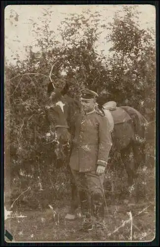3x Foto 1.WK Offiziere Soldaten im Felde