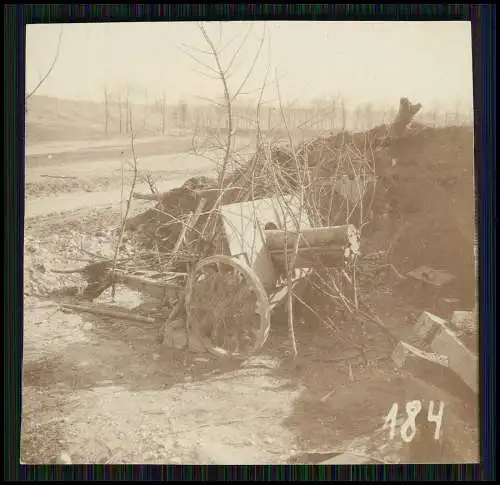 Foto 1.WK Mörser Pak Flak Russland