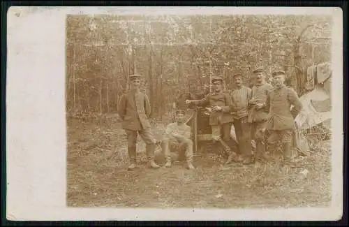 6x Foto AK 1. WK Feldpost Soldaten im Einsatz uvm.