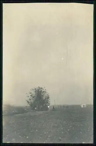 2x Foto AK Feldpost  1. WK Soldaten schwere Explosionen